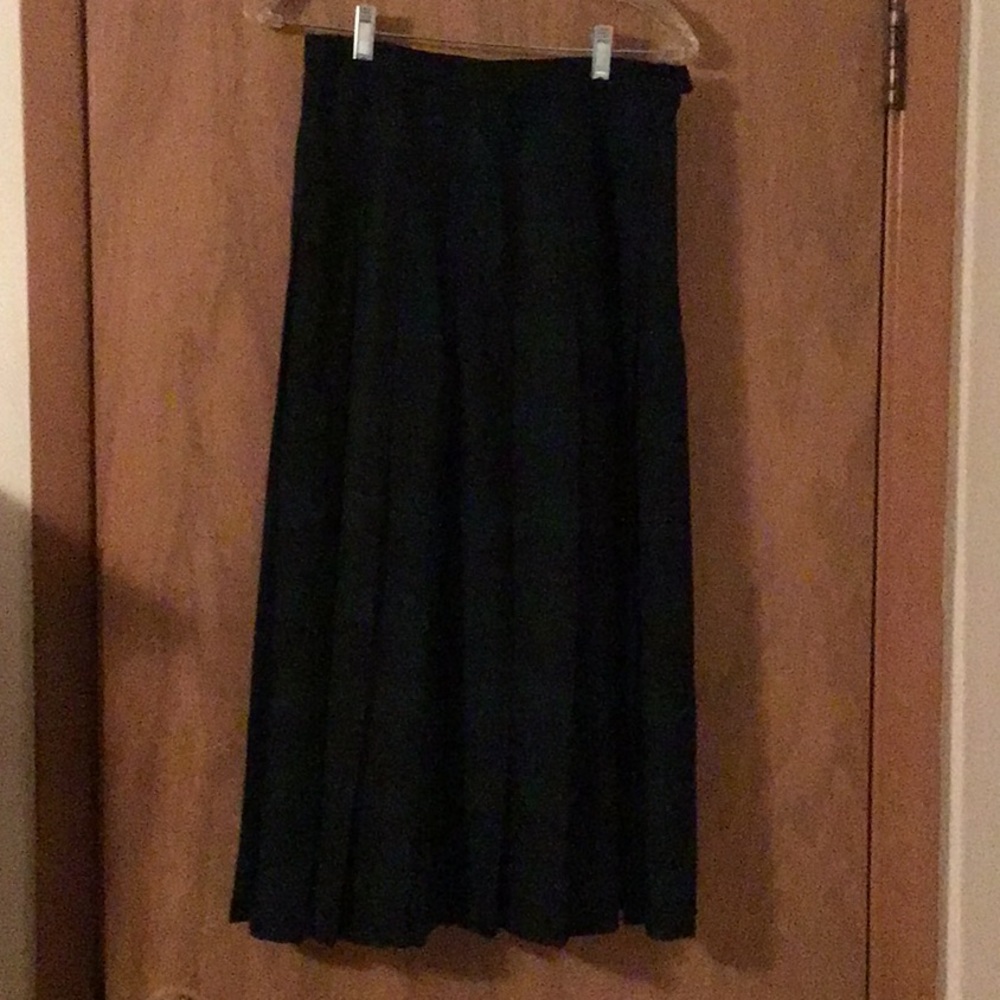 Pendleton plaid pleated skirt